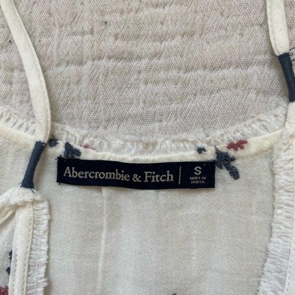 Abercrombie & Fitch White Floral Tank - Picture 5 of 6